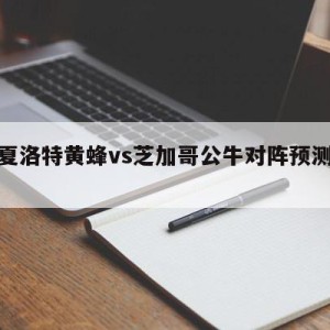 包含夏洛特黄蜂vs芝加哥公牛对阵预测的词条