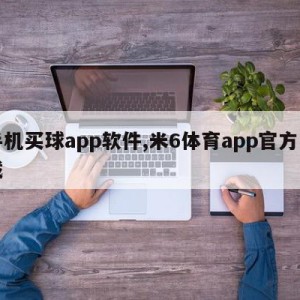 手机买球app软件,米6体育app官方下载