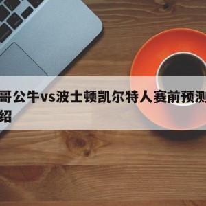 芝加哥公牛vs波士顿凯尔特人赛前预测的简单介绍